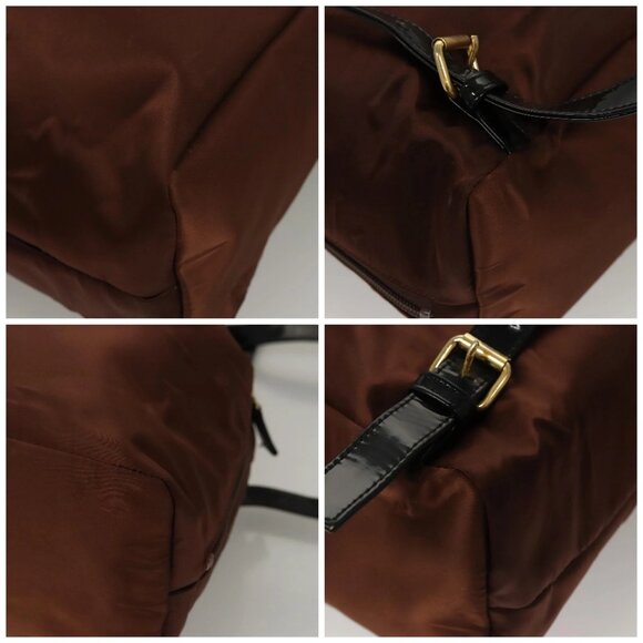 BALENCIAGA Backpack Nylon Brown Auth bs24055 - Picture 16 of 16